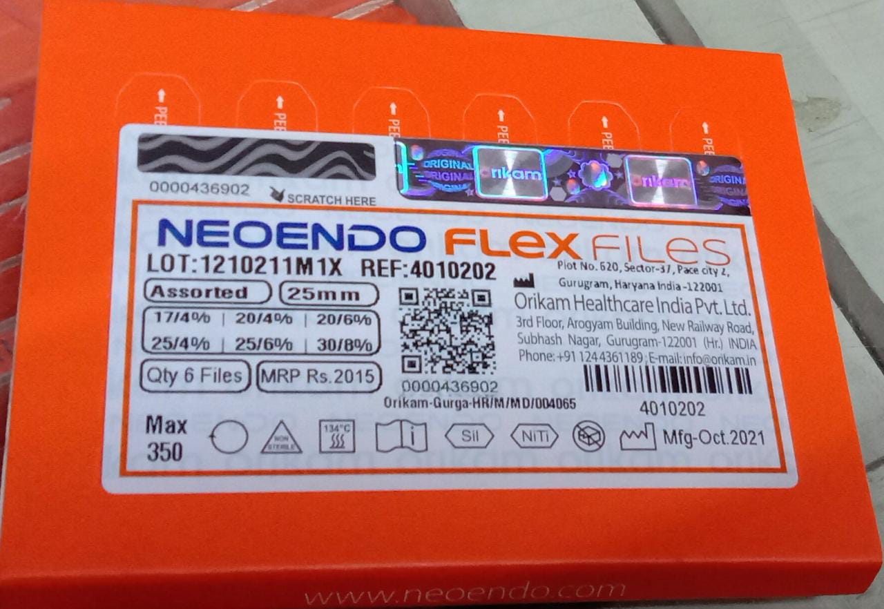 Neoendo Fex Files 25MM Assorted